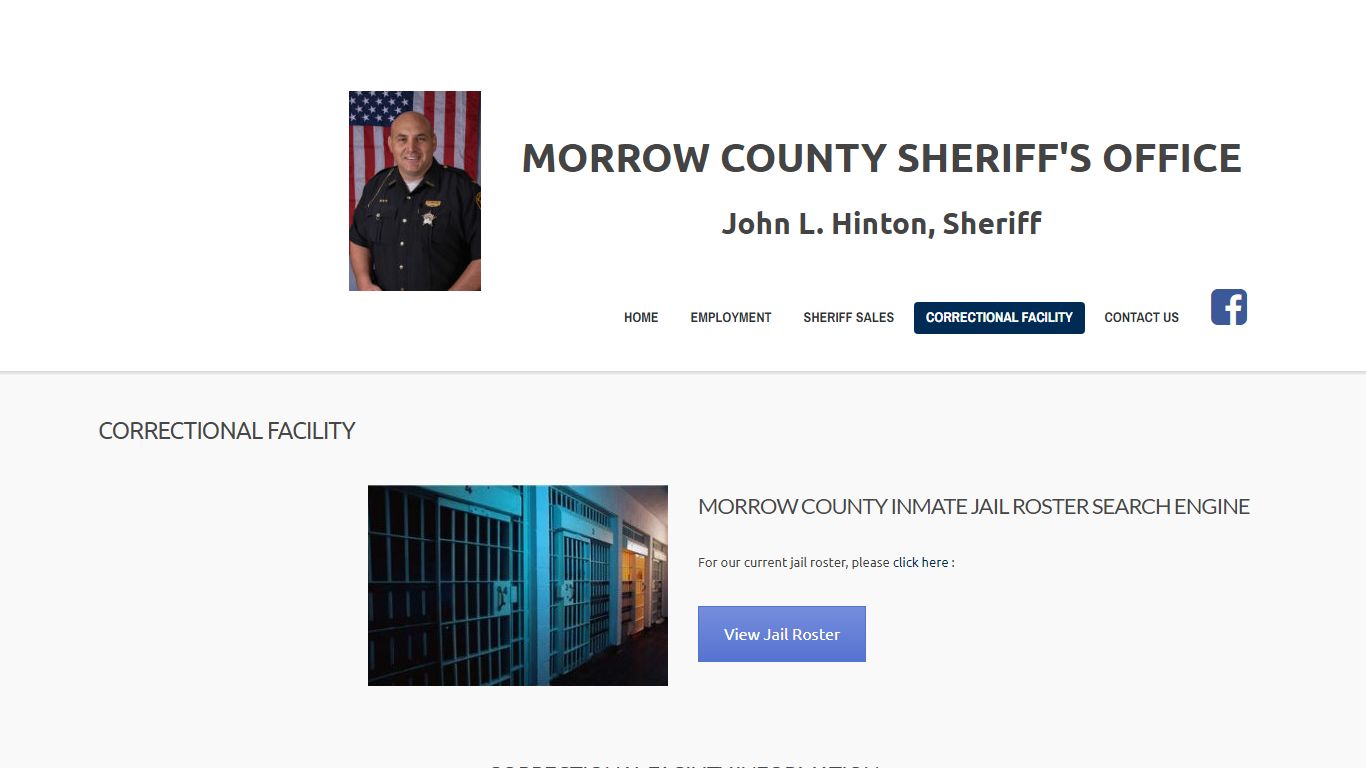 Correctional Facility | Morrow County Sheriff